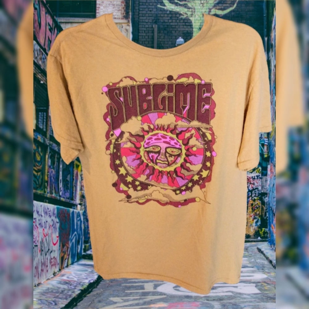 Graphic Short Sleeve Tee - Yellow